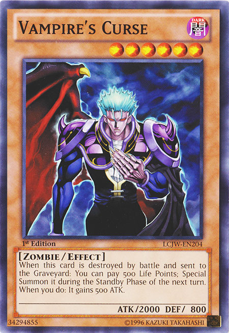 Vampire's Curse [LCJW-EN204] Common - Duel Kingdom