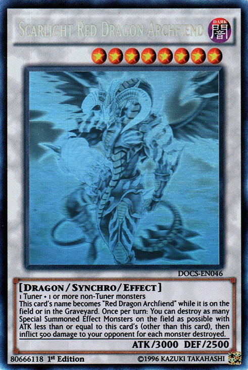 Scarlight Red Dragon Archfiend (Ghost) [DOCS-EN046] Ghost Rare - Duel Kingdom