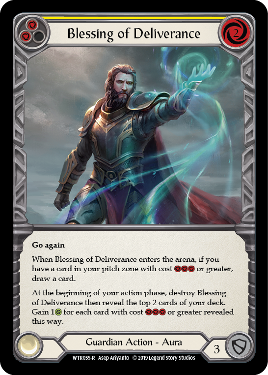 Blessing of Deliverance (Yellow) [WTR055-R] Alpha Print Normal - Duel Kingdom