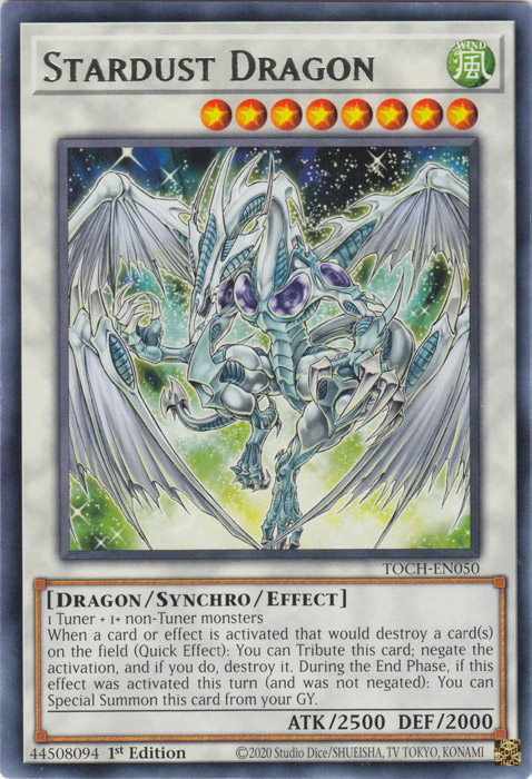 Stardust Dragon [TOCH-EN050] Rare - Duel Kingdom
