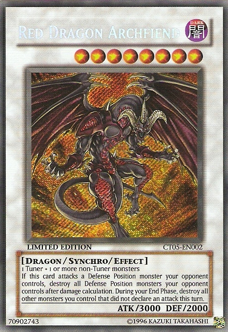 Red Dragon Archfiend [CT05-EN002] Secret Rare - Duel Kingdom