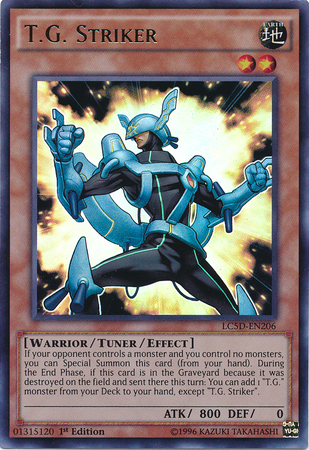 T.G. Striker [LC5D-EN206] Ultra Rare - Duel Kingdom