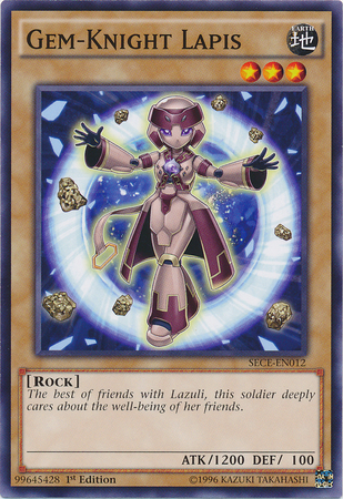 Gem-Knight Lapis [SECE-EN012] Common - Duel Kingdom