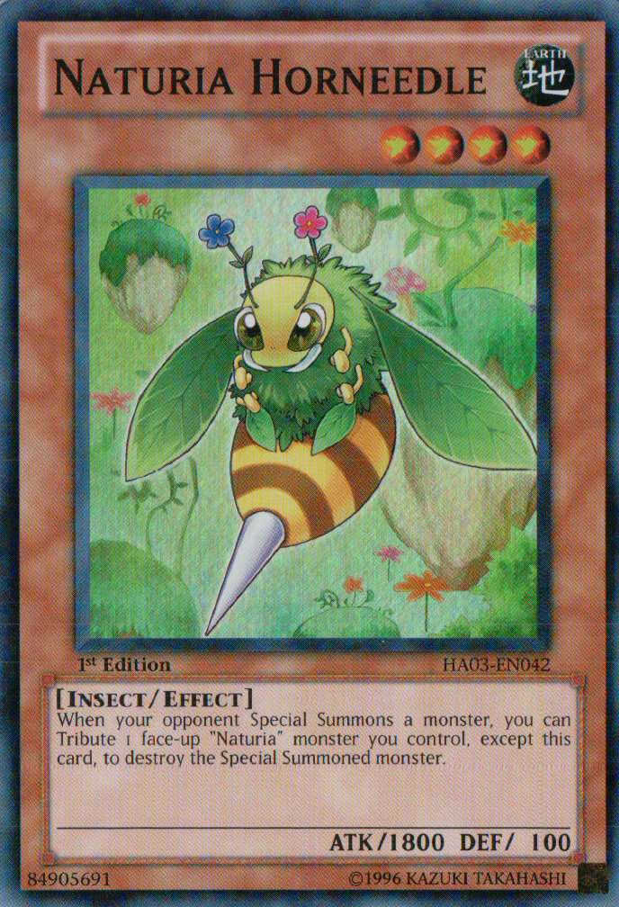 Naturia Horneedle [HA03-EN042] Super Rare - Duel Kingdom