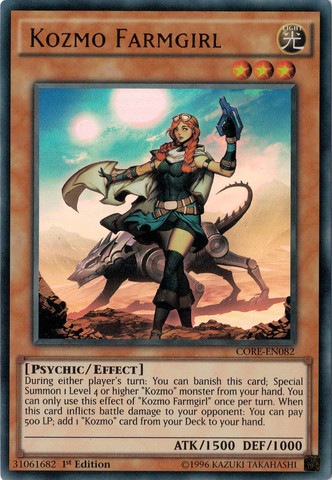 Kozmo Farmgirl [CORE-EN082] Ultra Rare - Duel Kingdom