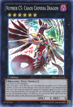 Number C5: Chaos Chimera Dragon [DRLG-EN043] Super Rare - Duel Kingdom