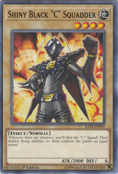 Shiny Black "C" Squadder [IGAS-EN092] Common - Duel Kingdom