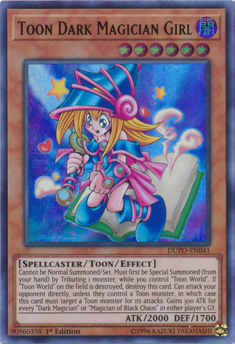 Toon Dark Magician Girl [DUPO-EN041] Ultra Rare - Duel Kingdom