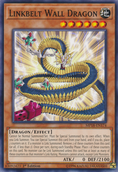 Linkbelt Wall Dragon [MP18-EN174] Common - Duel Kingdom