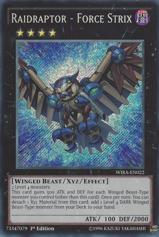 Raidraptor - Force Strix [WIRA-EN022] Secret Rare - Duel Kingdom