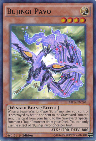 Bujingi Pavo [MP14-EN240] Super Rare - Duel Kingdom