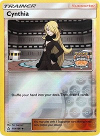 Cynthia (119/156) (Regional Championship Promo) [Sun & Moon: Ultra Prism] - Duel Kingdom