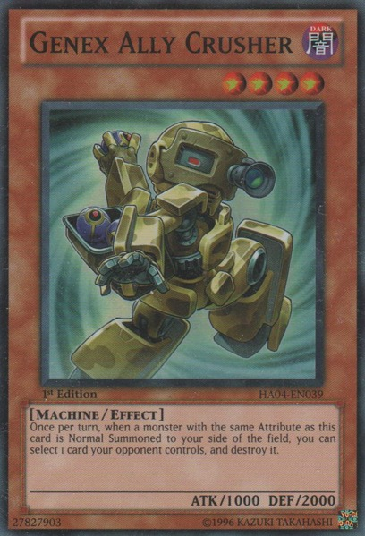 Genex Ally Crusher [HA04-EN039] Super Rare - Duel Kingdom