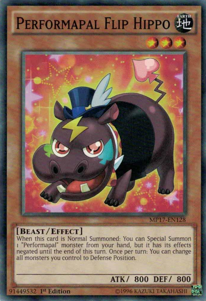 Performapal Flip Hippo [MP17-EN128] Common - Duel Kingdom