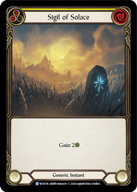 Sigil of Solace (Yellow) [WTR174] Unlimited Normal - Duel Kingdom