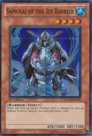 Samurai of the Ice Barrier [HA03-EN019] Super Rare - Duel Kingdom