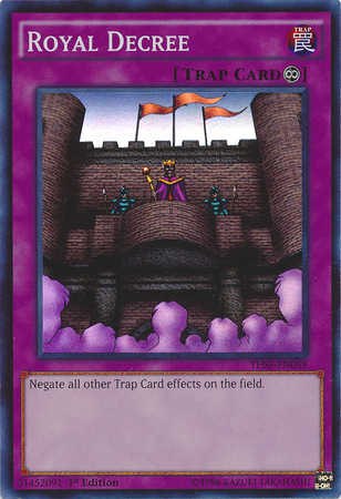 Royal Decree [THSF-EN058] Super Rare - Duel Kingdom