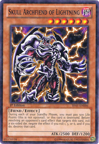 Skull Archfiend of Lightning [BP01-EN006] Starfoil Rare - Duel Kingdom