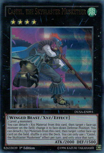 Castel, the Skyblaster Musketeer [DUSA-EN093] Ultra Rare - Duel Kingdom
