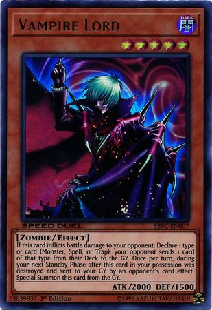 Vampire Lord [SBSC-EN007] Ultra Rare - Duel Kingdom