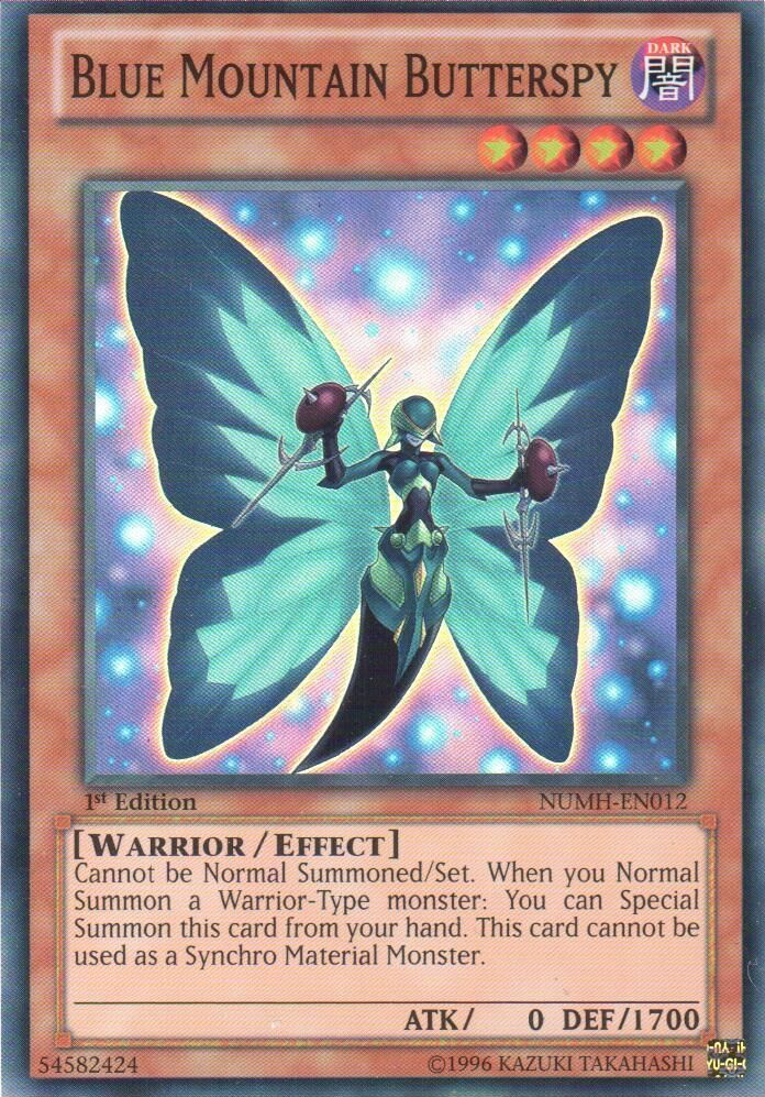 Blue Mountain Butterspy [NUMH-EN012] Super Rare - Duel Kingdom