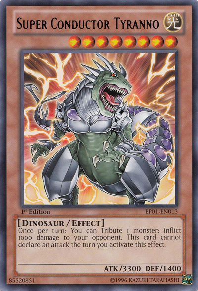 Super Conductor Tyranno [BP01-EN013] Rare - Duel Kingdom