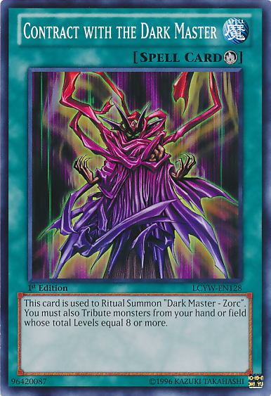 Contract with the Dark Master [LCYW-EN128] Common - Duel Kingdom