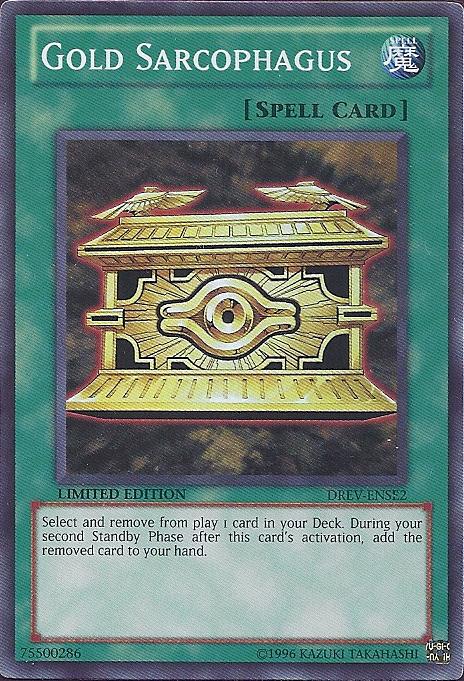 Gold Sarcophagus [DREV-ENSE2] Super Rare - Duel Kingdom