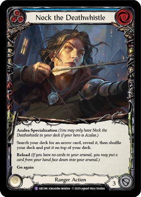 Nock the Deathwhistle [ARC046] Unlimited Rainbow Foil - Duel Kingdom