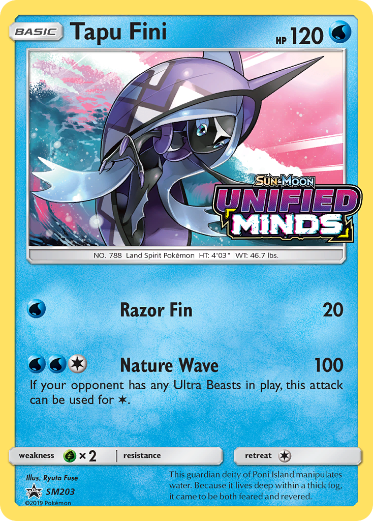 Tapu Fini (SM203) [Sun & Moon: Black Star Promos] - Duel Kingdom