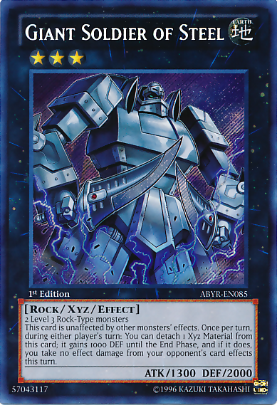 Giant Soldier of Steel [ABYR-EN085] Secret Rare - Duel Kingdom