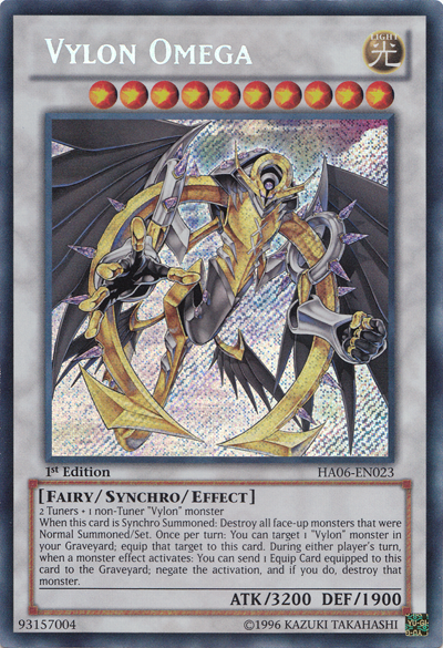 Vylon Omega [HA06-EN023] Secret Rare - Duel Kingdom