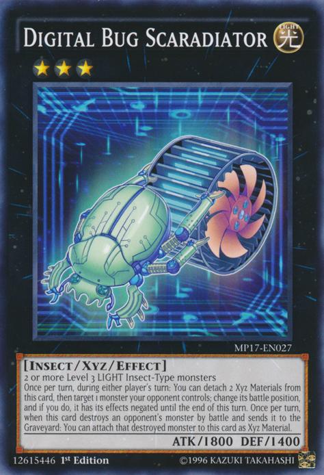 Digital Bug Scaradiator [MP17-EN027] Common - Duel Kingdom