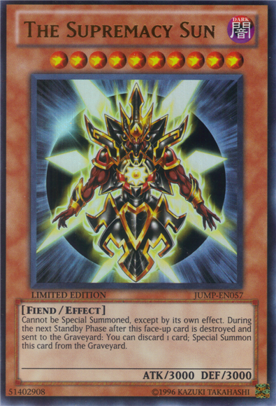 The Supremacy Sun [JUMP-EN057] Ultra Rare - Duel Kingdom