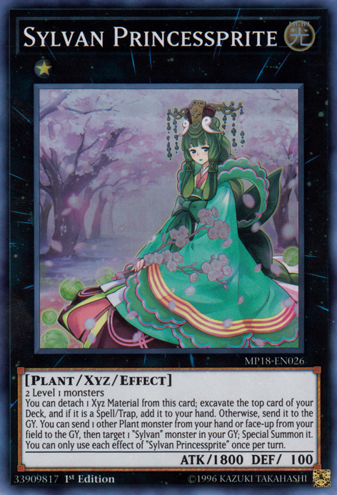 Sylvan Princessprite [MP18-EN026] Super Rare - Duel Kingdom