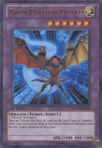 Twin Photon Lizard [ORCS-EN039] Ultra Rare - Duel Kingdom