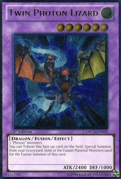 Twin Photon Lizard [ORCS-EN039] Ultimate Rare - Duel Kingdom