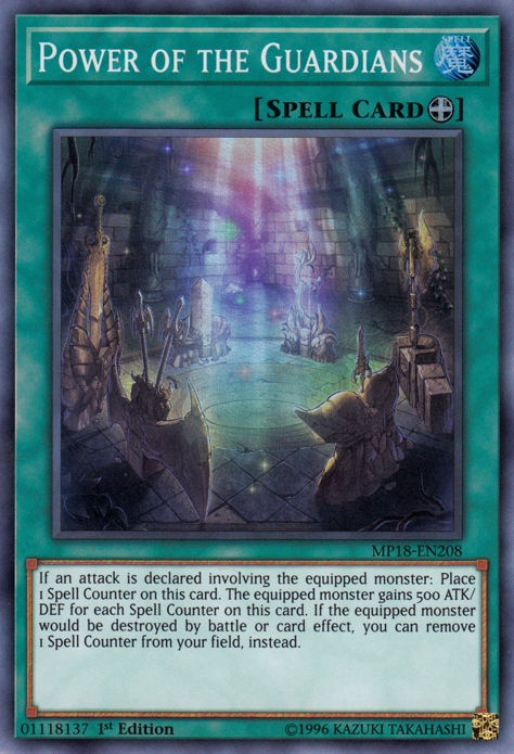 Power of the Guardians [MP18-EN208] Super Rare - Duel Kingdom