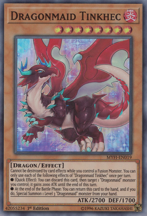 Dragonmaid Tinkhec [MYFI-EN019] Super Rare - Duel Kingdom