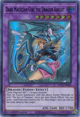 Dark Magician Girl the Dragon Knight (Alternate Art) [DLCS-EN006] Ultra Rare - Duel Kingdom
