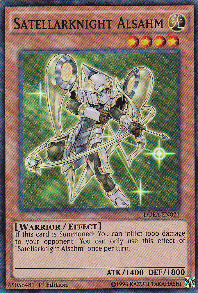 Satellarknight Alsahm [DUEA-EN021] Super Rare - Duel Kingdom