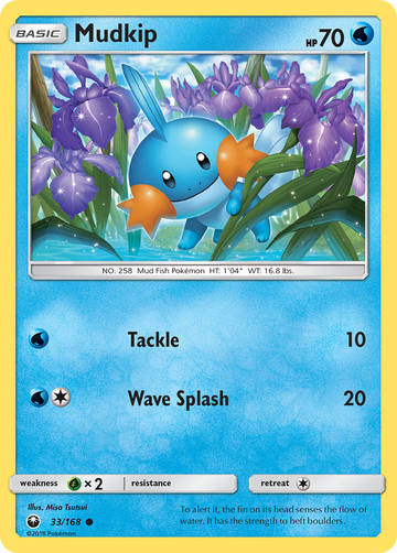 Mudkip (33/168) [Sun & Moon: Celestial Storm] - Duel Kingdom