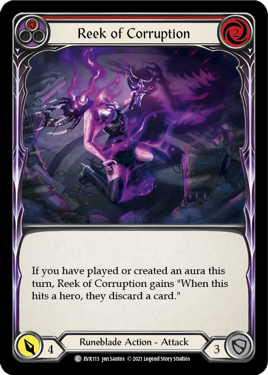 Reek of Corruption (Red) [EVR113] 1st Edition Normal - Duel Kingdom
