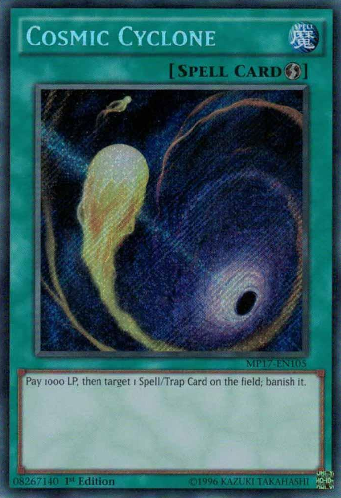 Cosmic Cyclone [MP17-EN105] Secret Rare - Duel Kingdom