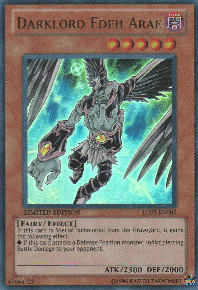 Darklord Edeh Arae [LC02-EN006] Ultra Rare - Duel Kingdom