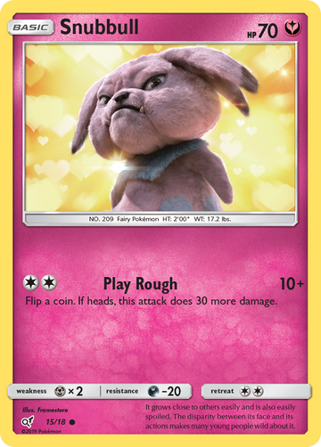 Snubbull [Detective Pikachu] - Duel Kingdom