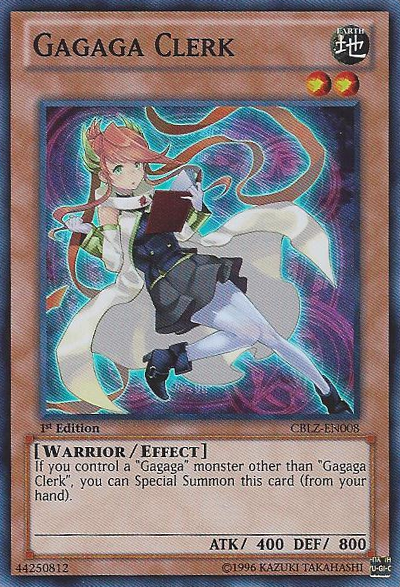 Gagaga Clerk [CBLZ-EN008] Super Rare - Duel Kingdom