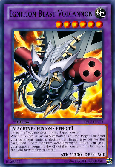 Ignition Beast Volcannon [CBLZ-EN091] Common - Duel Kingdom