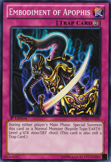 Embodiment of Apophis [BP02-EN180] Mosaic Rare - Duel Kingdom