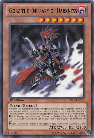 Gorz the Emissary of Darkness [BP01-EN014] Rare - Duel Kingdom